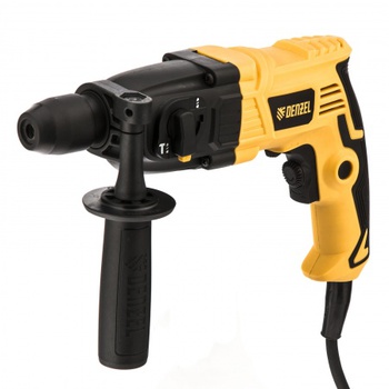 Перфоратор электрический Denzel RH-400-12, SDS-plus, 400 Вт, 1.2 Дж, 2 реж.
