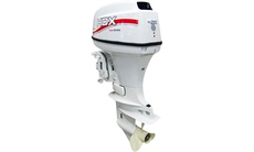 Лодочный мотор 2-х тактный HDX T 40 JFWL (белый)