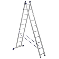 Лестница Алюмет 2*10 (5210) алюминиевая