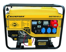 Бензогенератор Champion GG 7501E-3