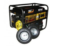 Бензогенератор Huter DY 6500 LX-с колёсами и аккумулятором